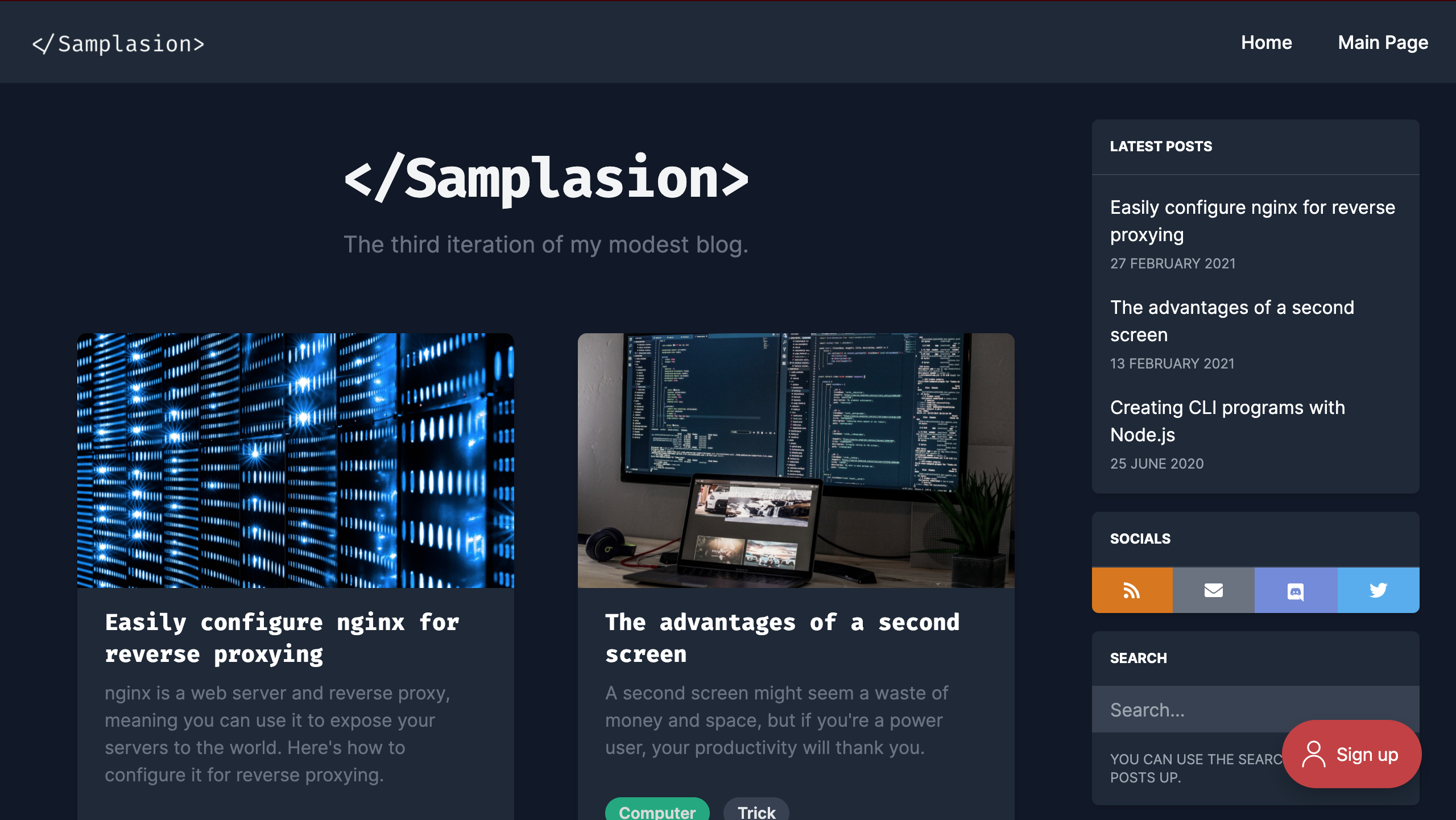 Samplasion's Blog